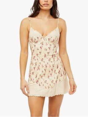 WeWoreWhat floral lace peplum corset mini dress